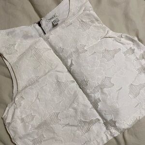 White Textured Sleeveless Top by Target